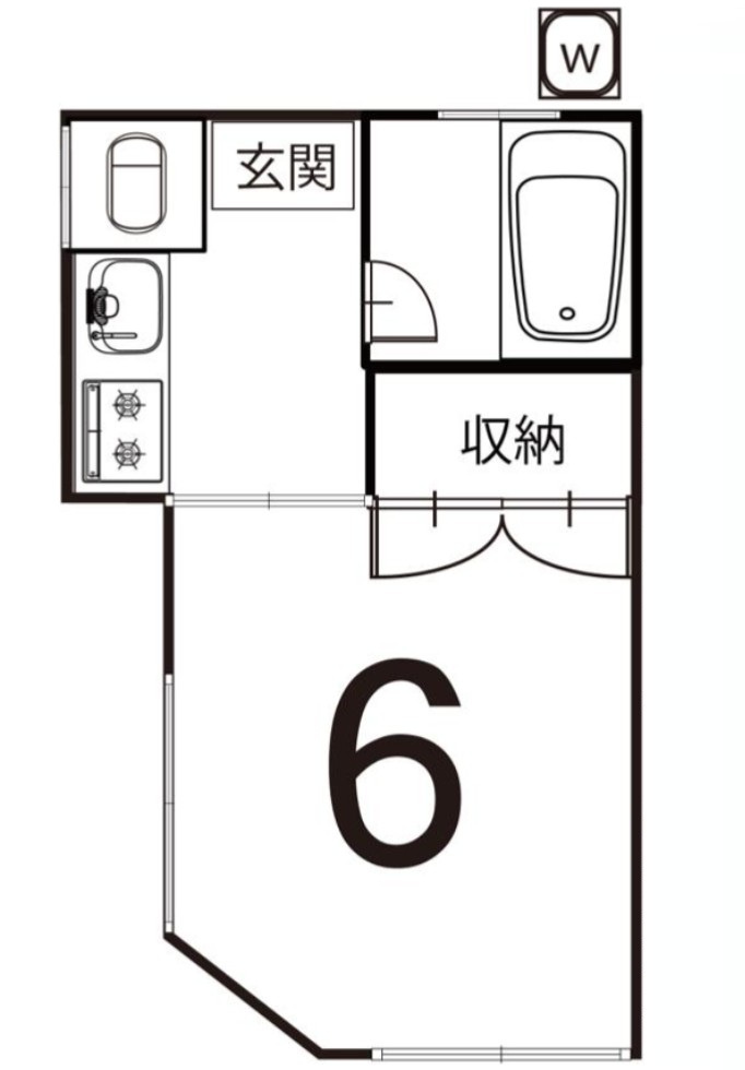 光和荘 の間取り|間取りです。