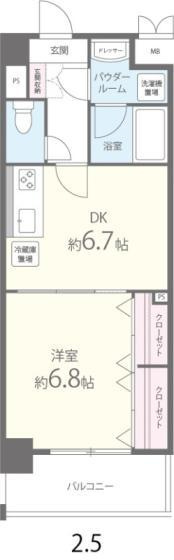 フランディルりんくう２の外観|きれいな外観です