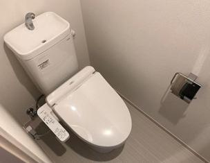 ディーオモンテのトイレ|落ち着いた色調のトイレです