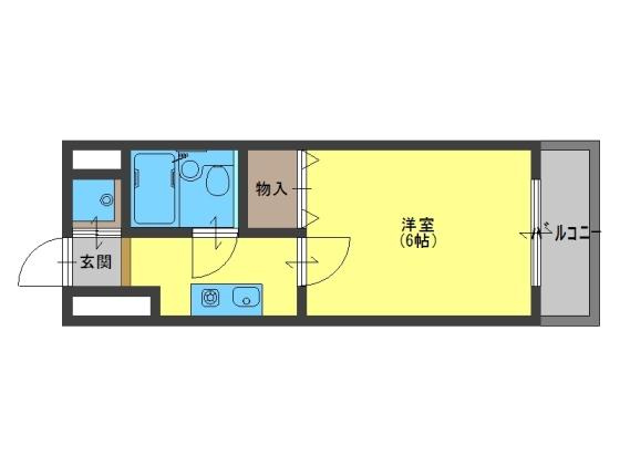 グレースパレＭＡＥＤＡの間取り