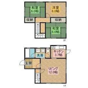 森川戸建の間取り