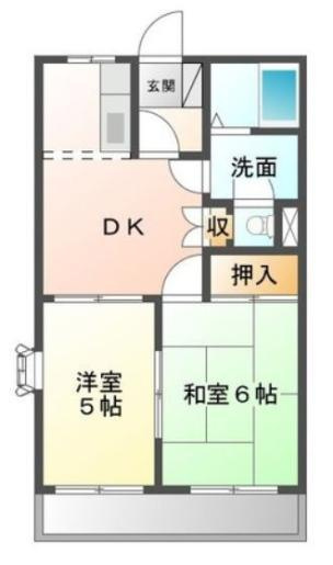 スパシーバ積川の間取り