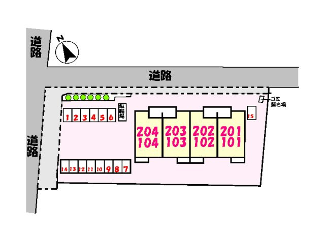 プライム　パレスの駐車場|駐車場