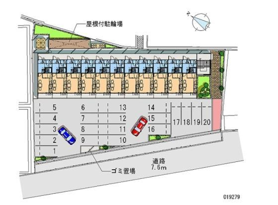 レオパレスプロスペラーKOKADOの駐車場|駐車場に車を止められます
