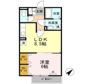 Rinon東貝塚の間取り