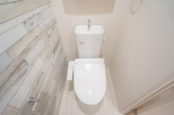 フジパレス岸和田駅北のトイレ|ゆったりとした空間のトイレです