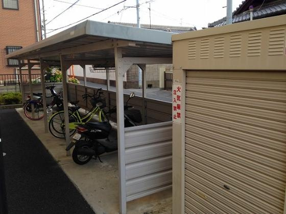 フジパレス日根野のその他共用部分|フジパレス日根野 　自転車置場です