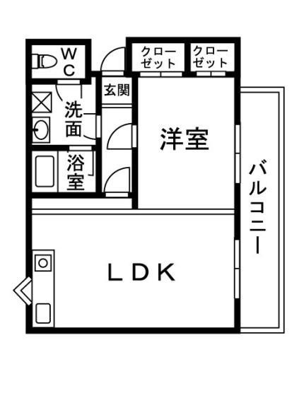 プレステージフジ久米田壱番館の間取り