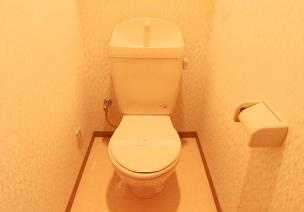 リヴェール弐番館のトイレ|ゆったりとした空間のトイレです