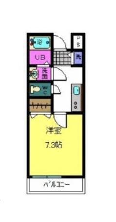 ワイズ　クレスト　久米田の間取り