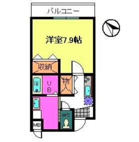 フィール白い雲の間取り