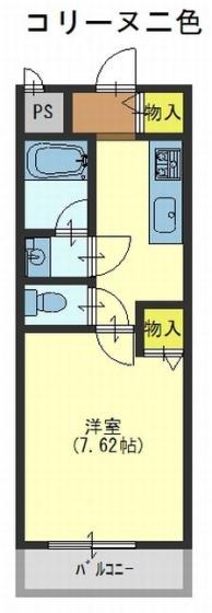 コリーヌ二色の間取り