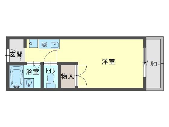 パレス磯上2の間取り