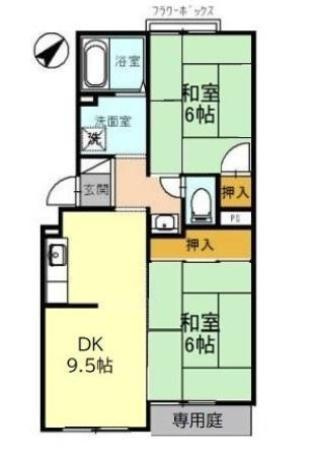 トリヴァン加守田の間取り