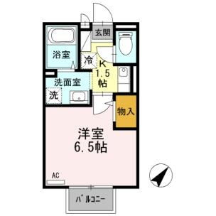 セジュール加守田ＳＥの間取り
