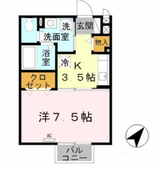 パサート辻野の間取り