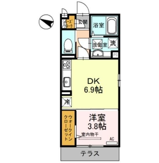 ボンシャンス薫風の間取り