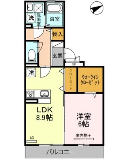 プラージュsakigakeの間取り