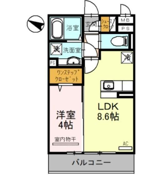 アビタシオン花房の間取り