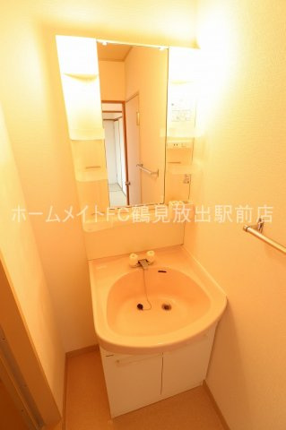 大阪市鶴見区今津南２丁目の賃貸マンションの独立洗面台
