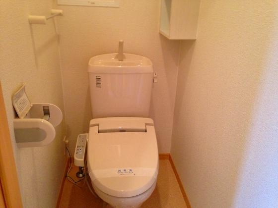 さくらＢ棟のトイレ|シンプルで使いやすいトイレです