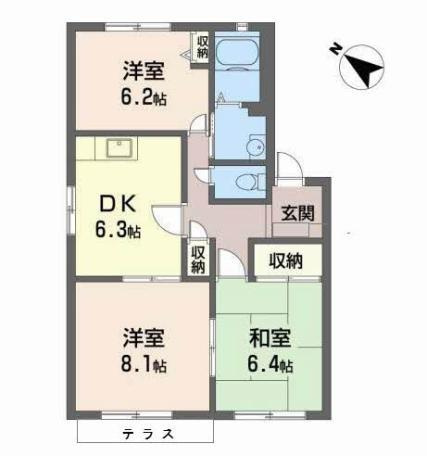 フレグランス・ヴィラの間取り