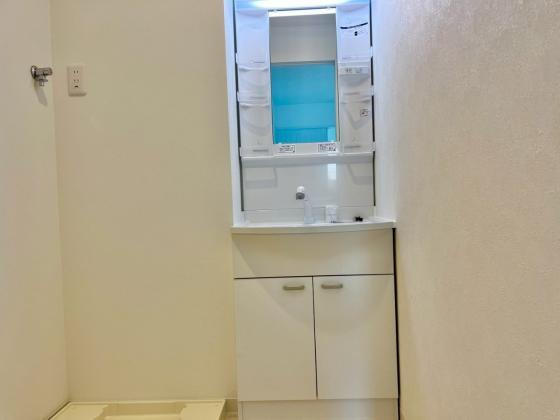 Raffine貝塚の洗面所|使いやすい洗面所です