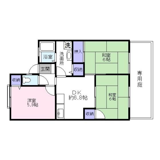 リヴェルテ２の間取り