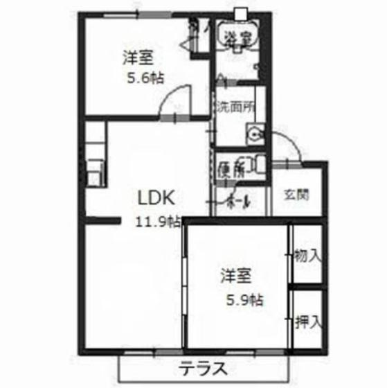 大町ガーデンライフの間取り