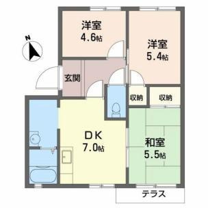 フラワーハイツムラナカの間取り