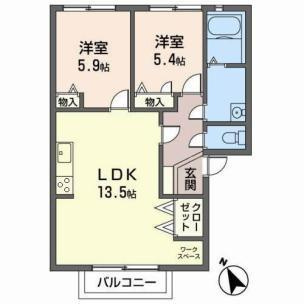 グリーンヒル半田の間取り