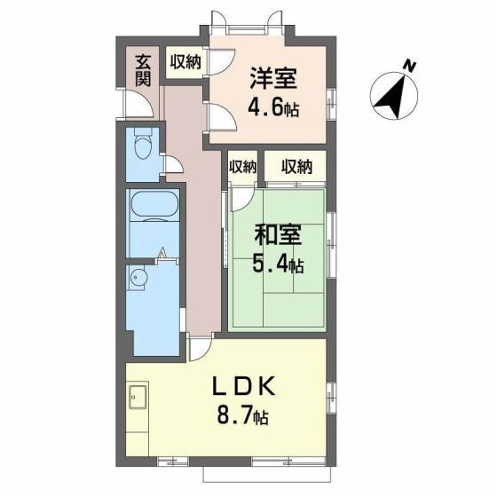 サンライフ南町の間取り