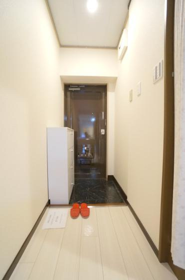 第一磯屋敷マンションの玄関|シンプルで使いやすい玄関です
