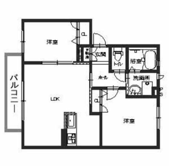 シャーメゾン井原の里の間取り