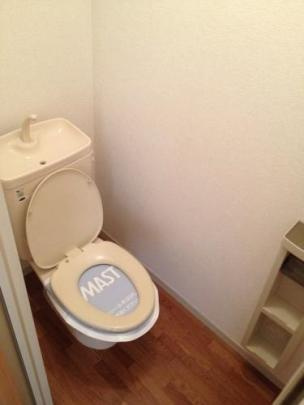 ハイツ　あっと・ほうむのトイレ|ゆったりとした空間のトイレです