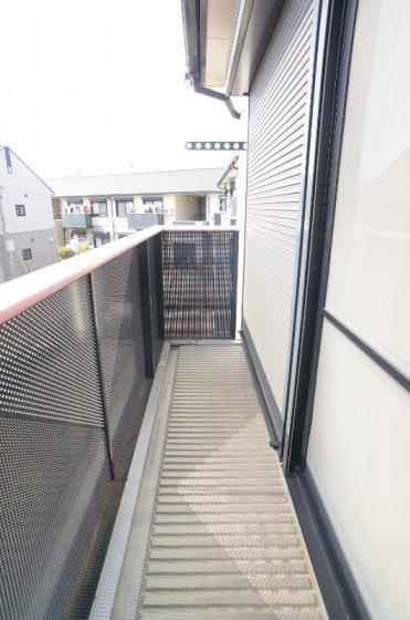 二色の浜グリーンヴィレッジのバルコニー|外からの目が気にならないバルコニーで洗濯物が干せます