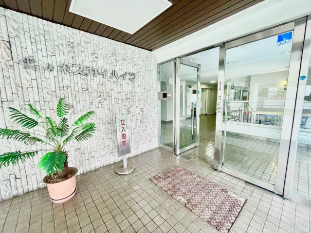 代々木スカイハイツのエントランス|2026.07.05撮影

現地ご見学希望・資料請求などお気軽にお問い合わせ下さい！
03-5990-5201