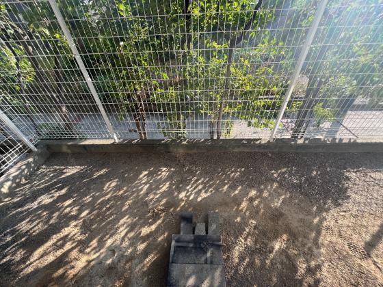 サンライズマンション岸和田上野町の庭|お庭で自由な時間を過ごせます