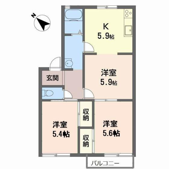 パークサイド木下の間取り
