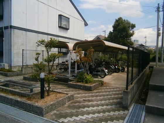 アットハウスＭＡＴＳＵＴＡＮＩ　２のその他共用部分|自転車置場です