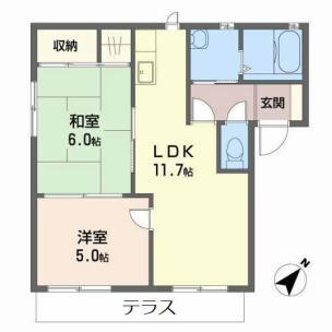 浅井ハイツの間取り