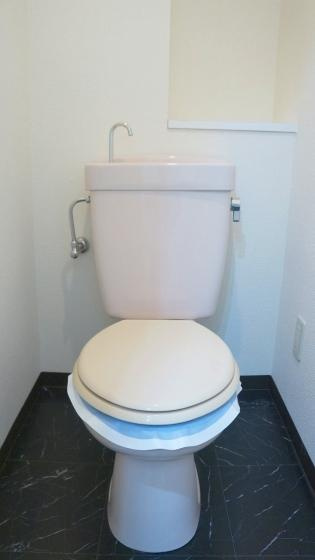 ヒュース一丘弐番館のトイレ|コンパクトで使いやすいトイレです