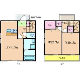 カーサローゼオの間取り