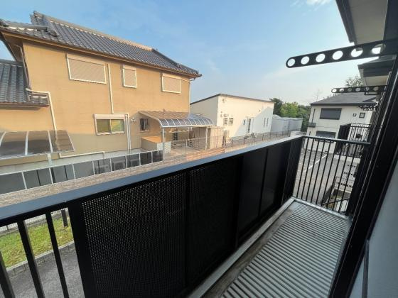 フォーレス桜ケ丘のバルコニー|外からの目が気にならないバルコニーで洗濯物が干せます