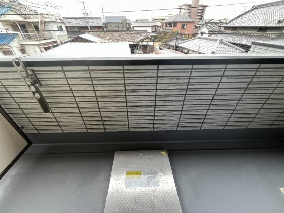 Feliz貝塚のバルコニー|陽当たり良好なバルコニーです