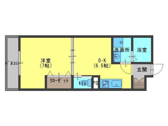 Feliz貝塚の間取り