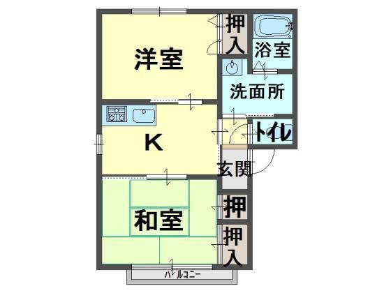 ラフォーレＪ・Ｎ・Ｉの間取り