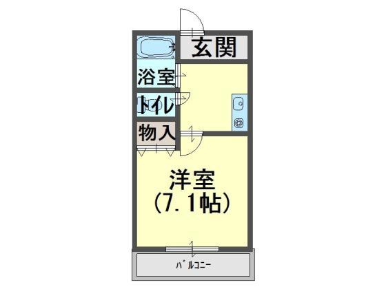 中井マンションの間取り