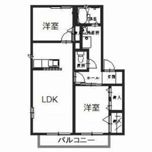 ＰＯＲＡＰＯＲＡ　Aの間取り