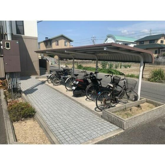 セジュールＺＩＲＯＺＡのその他共用部分|セジュールＺＩＲＯＺＡ 　自転車置場です